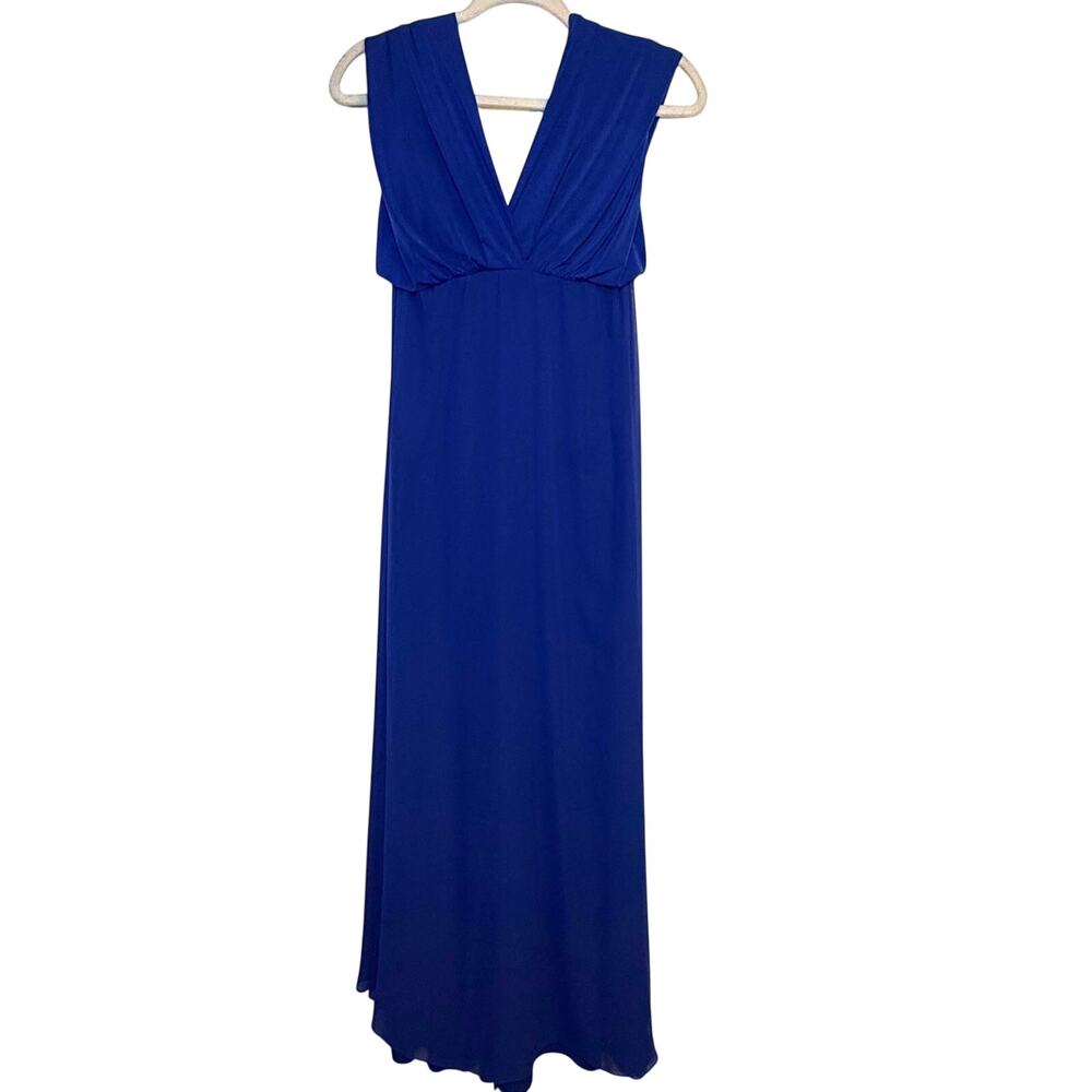 Dessy Collection Vivian Diamond Convertible Wrap Dress Royal Blue Small